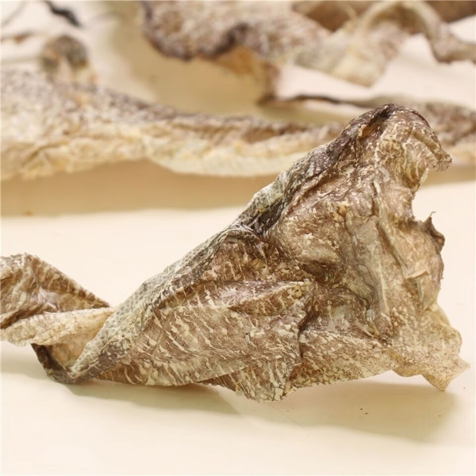 fghgf 鳕鱼皮干货500g鱼皮鳕鱼皮散装鱼皮干干鱼皮50g油炸 250g【图片