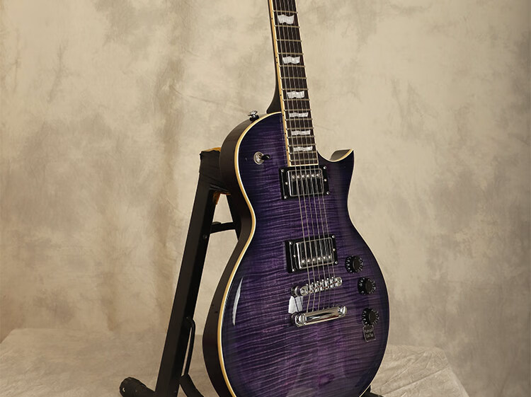 esp印尼产ltd金属摇滚单双摇lec256演出乐手mt130黑美人lp电吉他品质