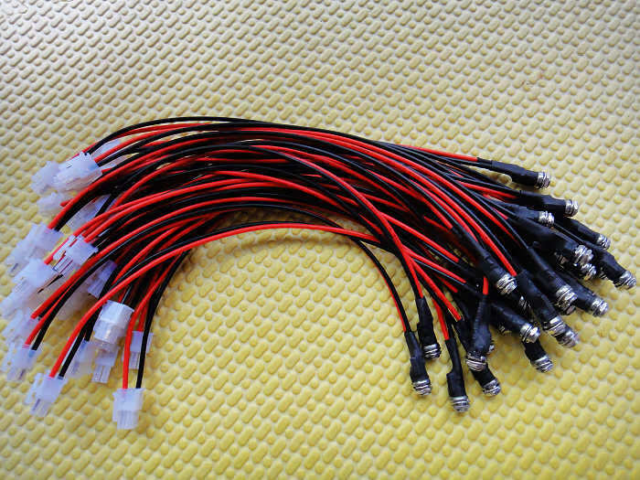 atx cpu 电源 插头 4p供电 4p 公头 12v dc供电 主板4pin 电源 红色