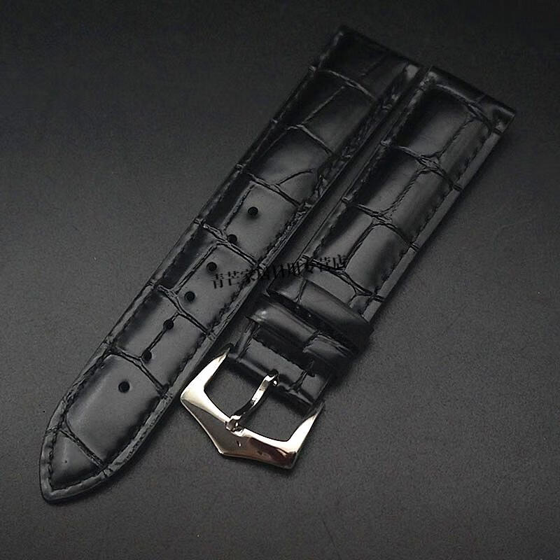 双面真皮表带意大利羊皮表带 表带 竹节纹表带 棕色 黑色- 12mm【图片