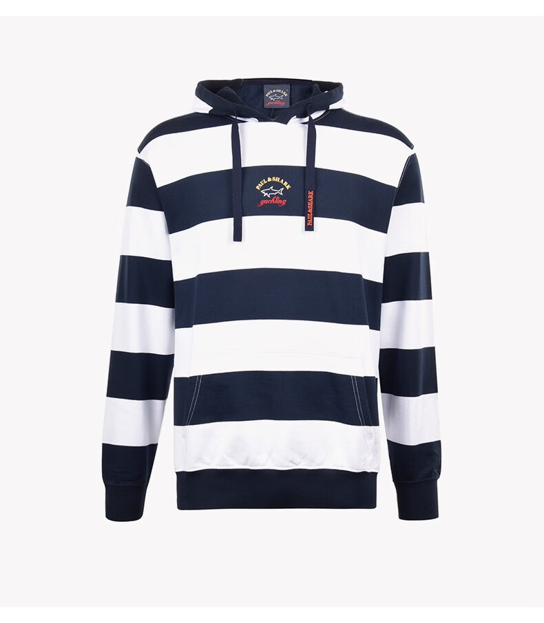 paul&shark保罗鲨鱼男士潮流休闲连帽卫衣p20p1843-392蓝白 蓝白色 xl