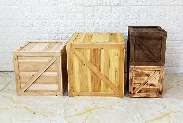 可狄木箱储物箱定制复古装饰道具市舞台小收纳箱摄影服装摆设木箱子