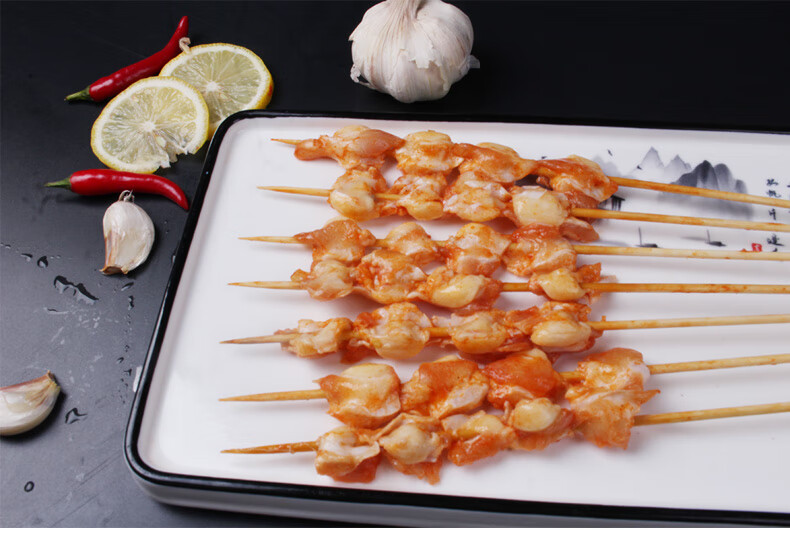 春光岛掌中宝食材半成品鸡脆骨串20串腌制奥尔良户外烧烤半成品鸡软骨