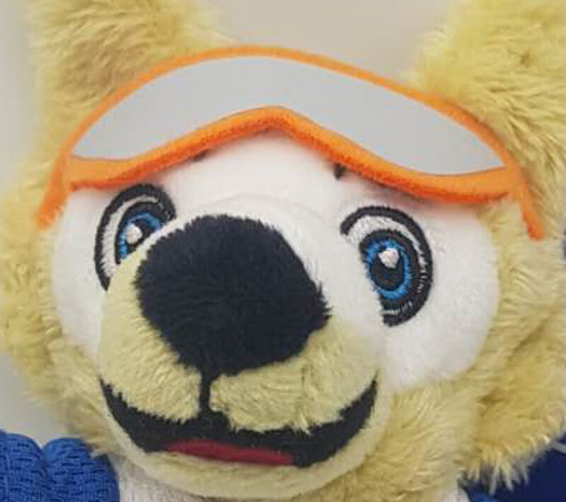 扎比瓦卡 world cup吉祥物 2018俄罗斯世界杯公仔狼扎比瓦卡玩偶足球