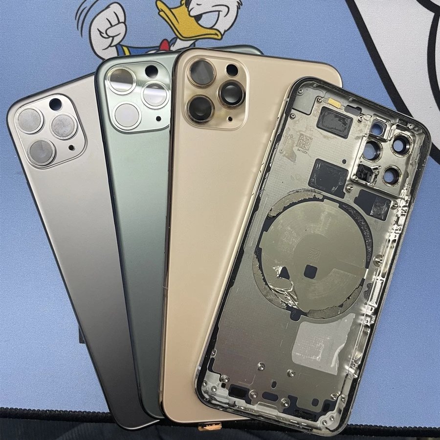 原厂适用于苹果11promax原装拆机后壳iphone11pro中框外壳11后盖总成