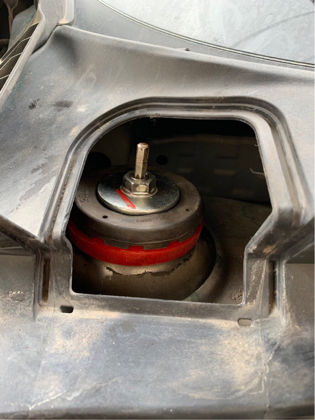 适配一二三代新老飞度gd3ge6ge8gk5前后避震塔顶胶强化顶胶改装 后下