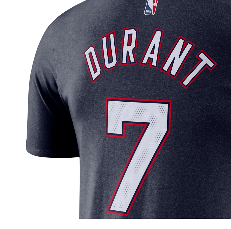 nbanike耐克篮网队杜兰特ceplayer男子t恤潮流百搭短袖da7359篮网队xl