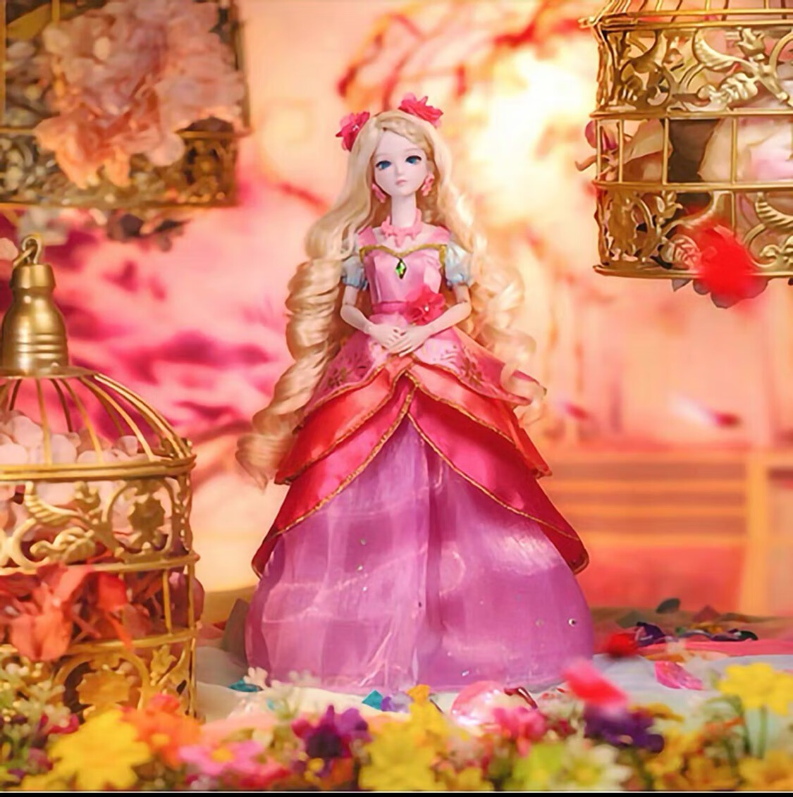 叶罗丽娃娃情公主同款换装芭比娃娃29cm情梦公主孔雀冰公主茉莉齐娜