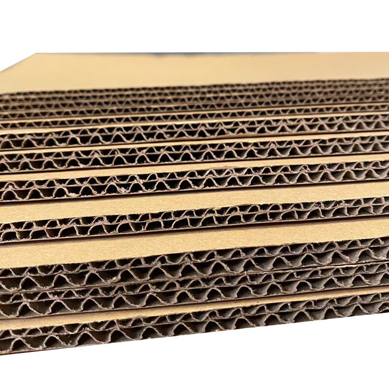 diy瓦楞纸板卡硬厚纸皮手工儿童垫板模型板隔板白色纸板纸壳定制 10张