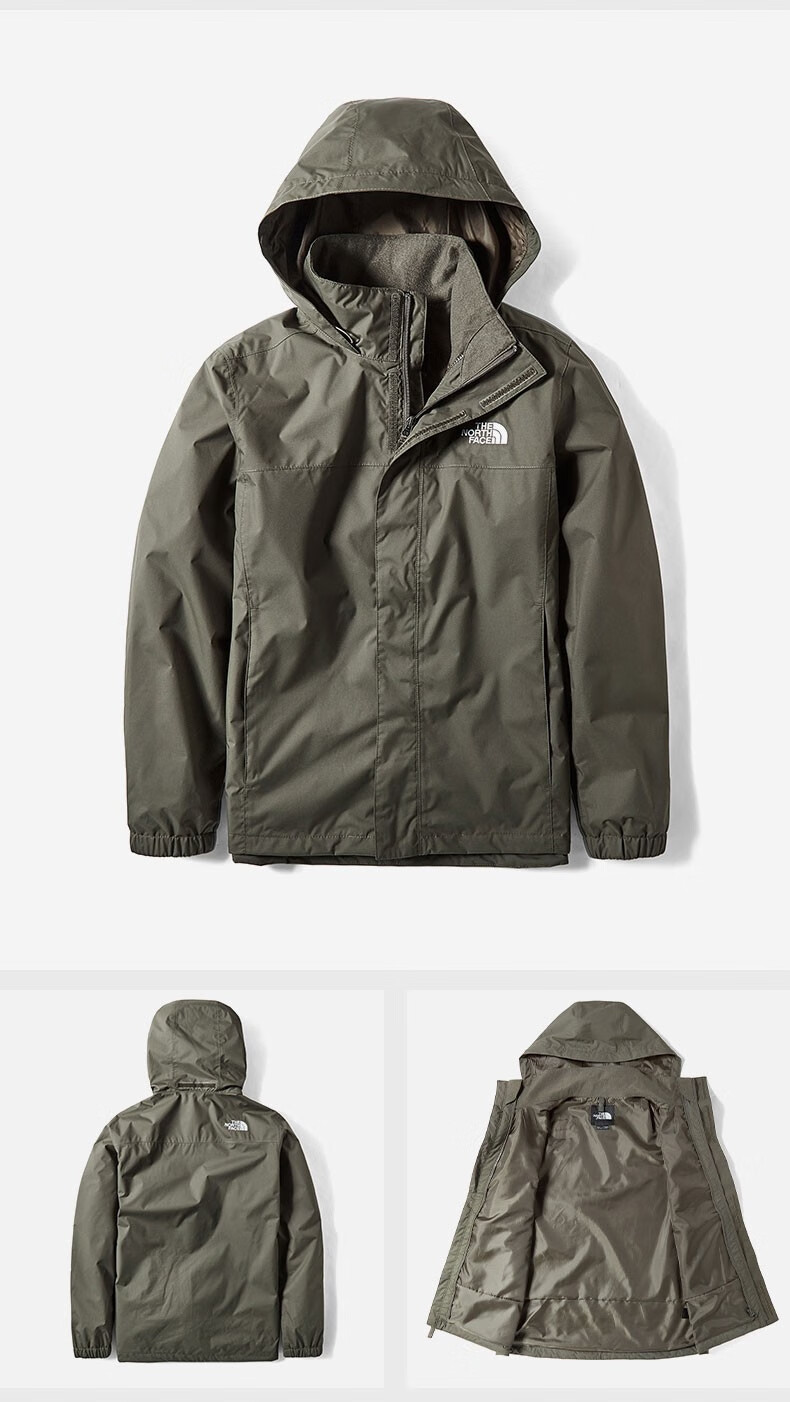 north face北面男装 2020秋季新款户外休闲防水单层冲锋衣外套49f7 49