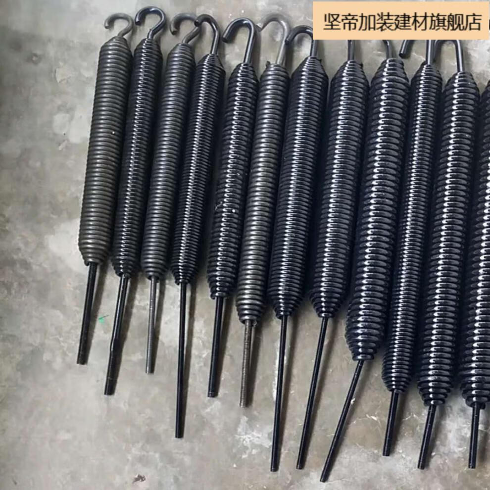 坚帝定制道闸机弹簧道闸弹簧带圈广告弹簧华智联创威一本通空降门电动