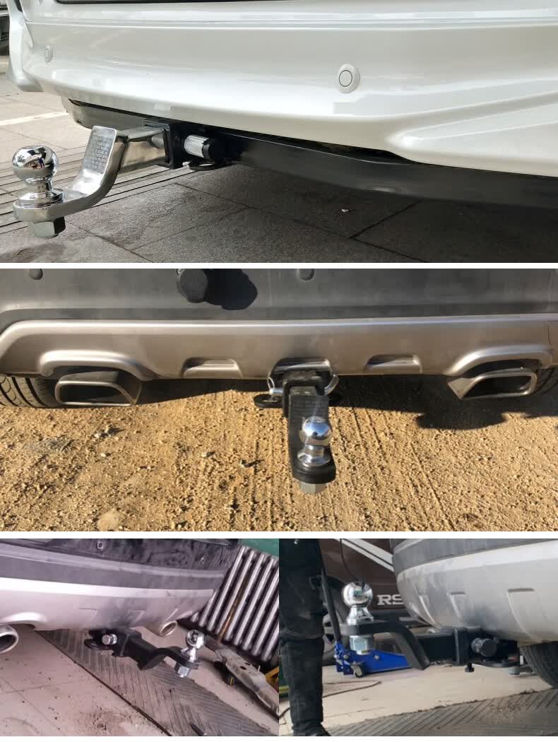拖车钩适用于江淮悍途帅铃t6/t8pro改装拖车杠后挂牵引钩拖车架尾勾
