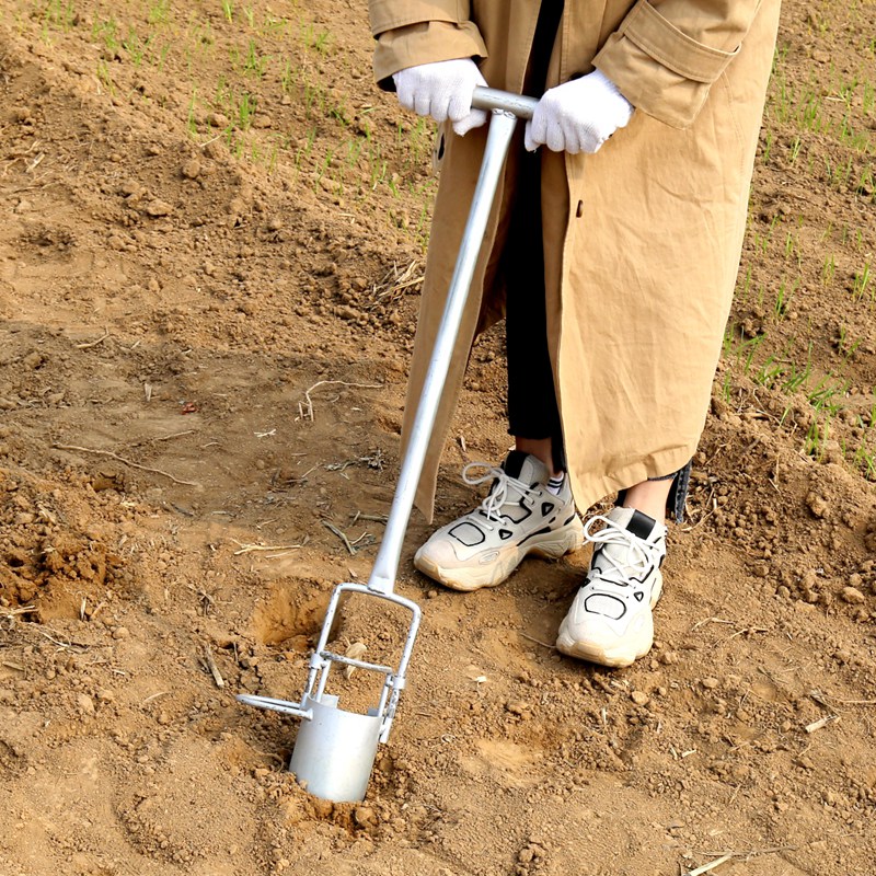 种辣椒苗神器移苗器移栽器农用工具西瓜营养钵插秧机器取土栽苗器麦桑