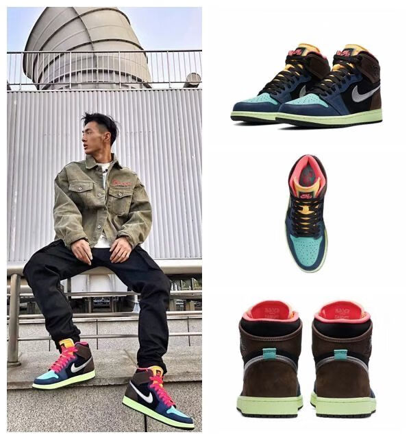 aj1扣碎全身搭配图片