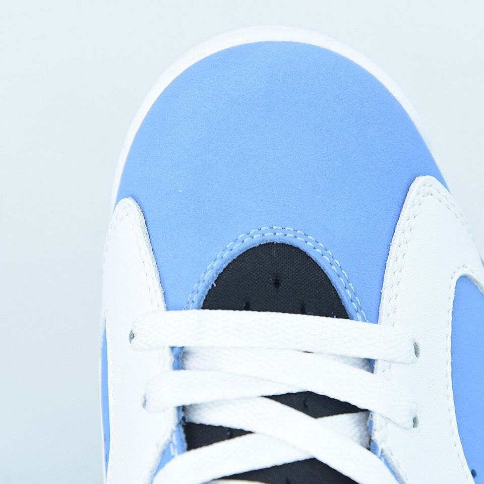 air乔6retrounc高帮北卡蓝白蓝实战休闲运动篮球鞋北卡蓝39