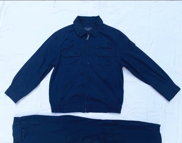 新款机务人员地勤涤棉混纺面料秋工作服夏季14机务静电工作服春秋一套