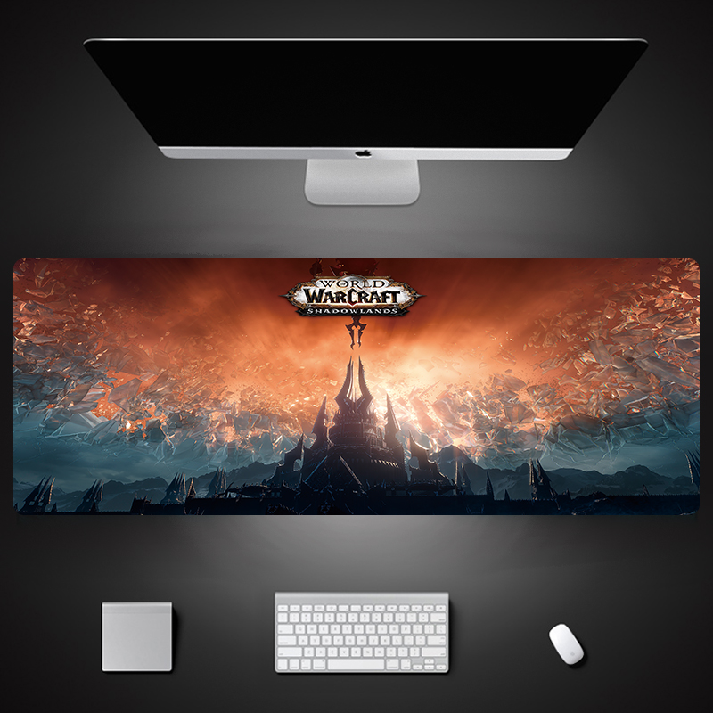 暴雪魔兽世界主题鼠标垫魔兽世界暗影国度鼠标垫大游戏周边电影宿舍桌