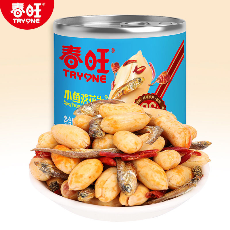 春旺小虾花生4罐【图片 价格 品牌 报价】-京东