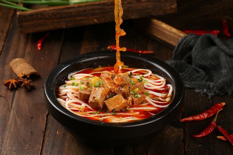 米粉传鲜湿百合米粉老坛酸菜味红烧牛肉味邵阳隆回特产 老坛酸菜味456