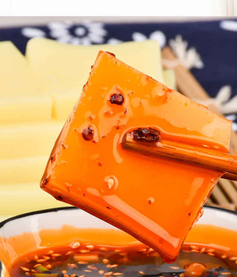 石灰米豆腐500g油辣椒调料多种规格可选贵州遵义农家石灰米豆腐米凉粉