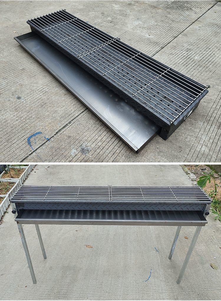 希睿 烧烤炉商用加大加厚加宽木炭烧烤炉子摆摊烧烤店烤鱼家用烧烤