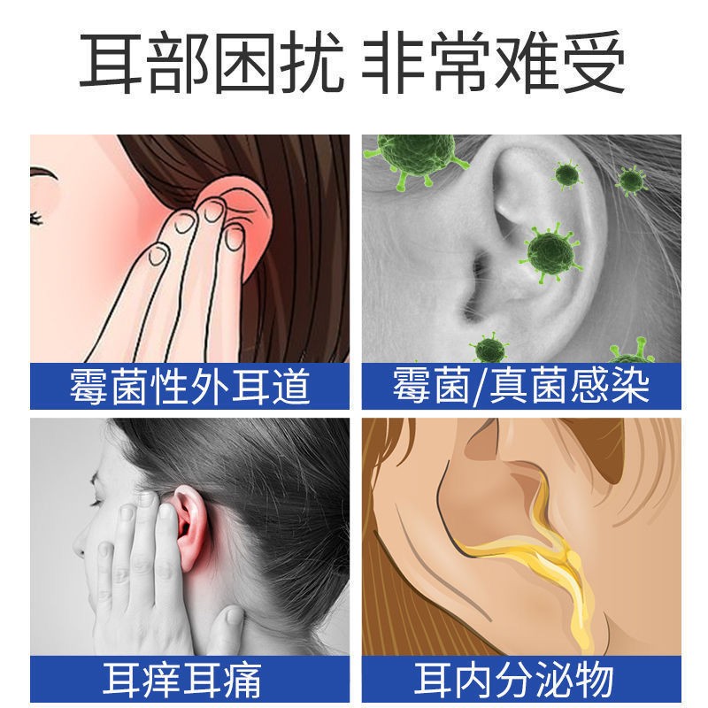 复方氯霉素滴耳液中耳外耳道炎耳朵流水脓烂耳朵液10ml 一瓶装【图片