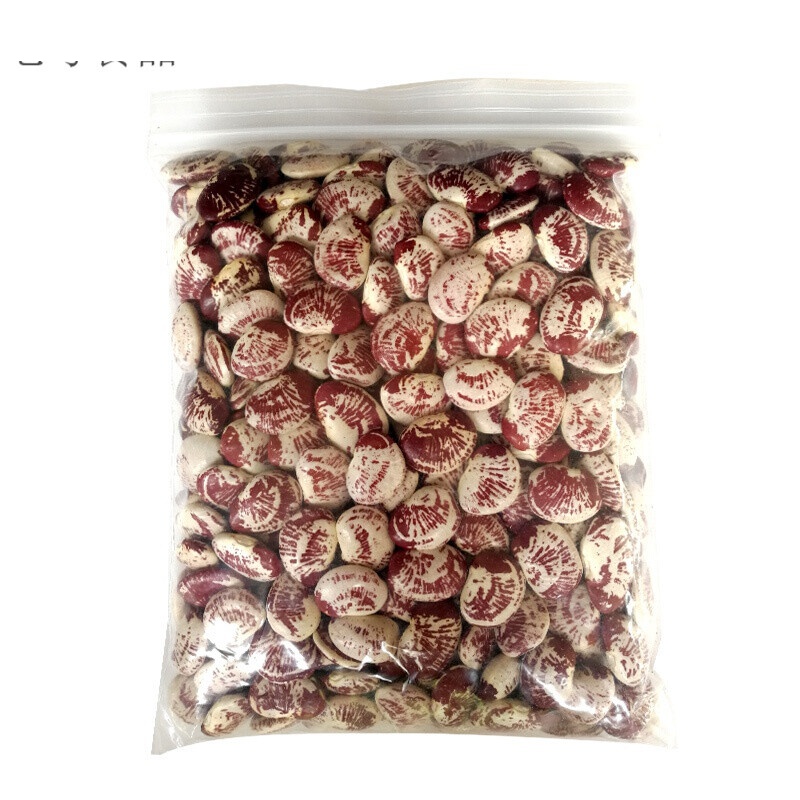 荷包豆大肾豆种子新鲜晒干花芸豆农家斑马豆五谷杂粮500克散装定制