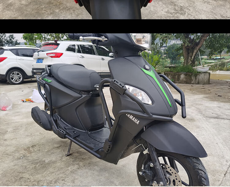 适用于雅马哈巧格i125保险杠jog125保护杠前杠后杠防摔防撞杠改装单独