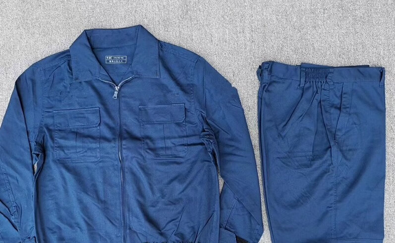 新款机务人员地勤涤棉混纺面料秋工作服夏季14机务静电工作服春秋一套