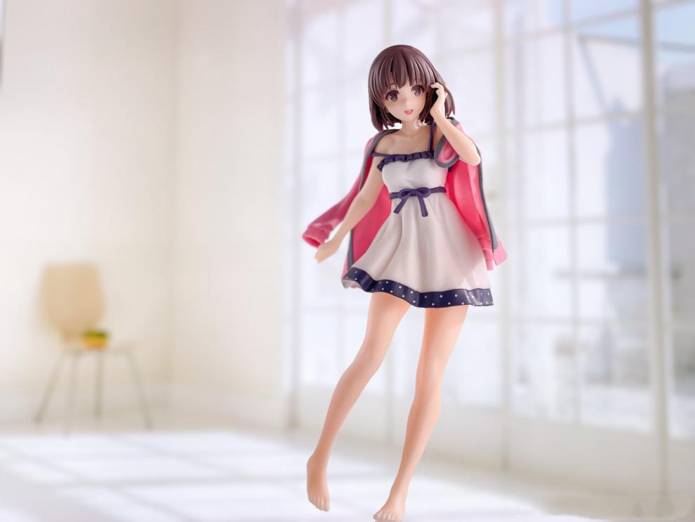 万代(bandai)路人女主的养成方法 居家服 睡衣 加藤惠 手办 taito