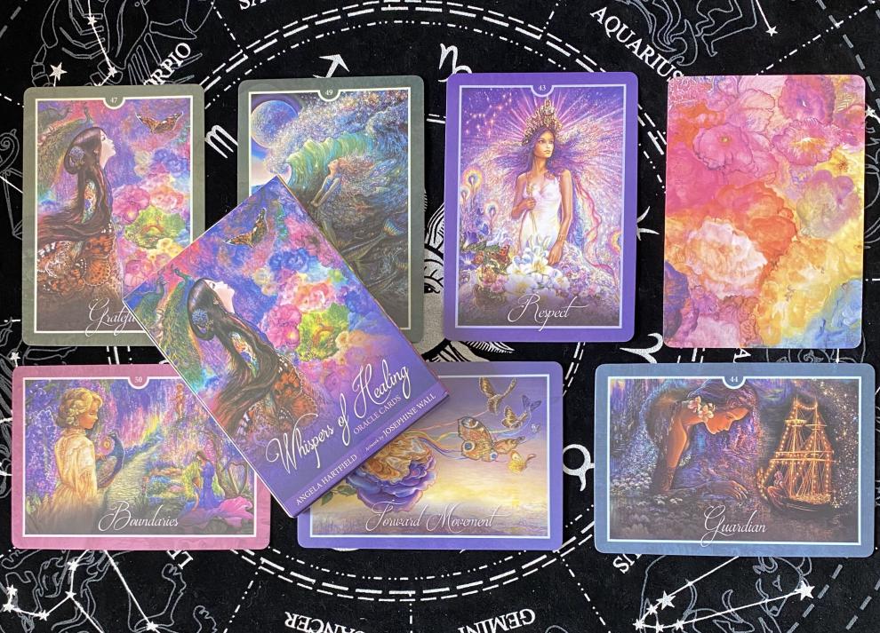 天使梦境财富天使麦克尔黑月占星天使回应星子英文神谕卡 疗愈之语