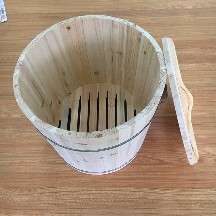 家用蒸饭木桶商用蒸糯米饭神器厨房大小号饭桶木甑子蒸笼竹制蒸架上口