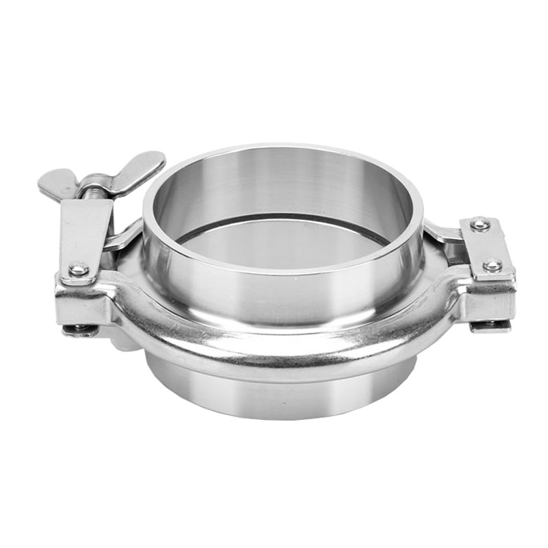 304不锈钢冲压卡箍接头套装卫生级快装轻型卡箍整套快速连接 304套装