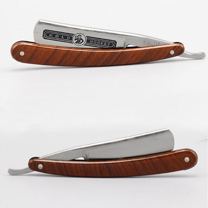 剃刀金猴老式剃须刀刮脸刀手动理发刮胡刀修面剃头修胡刀剃须 精磨刀