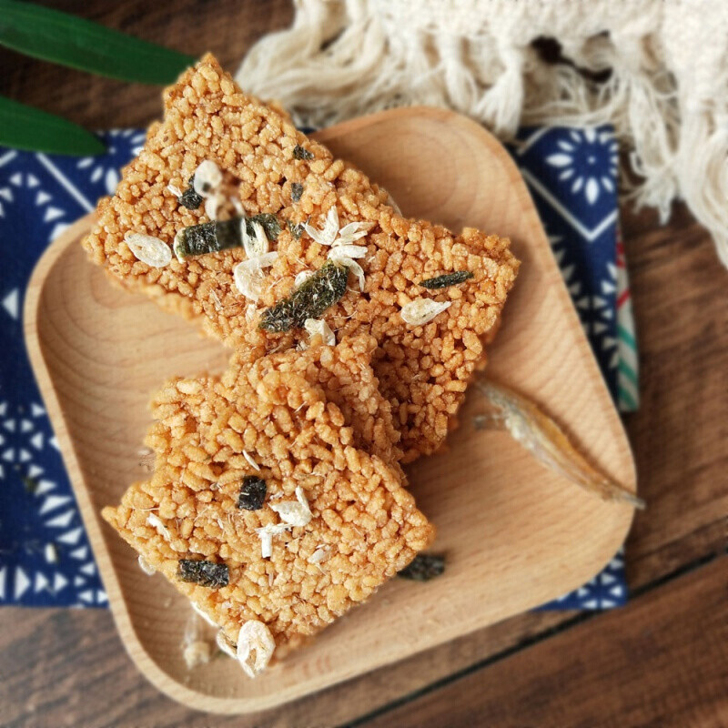 咸蟹黄糯米脆脆酥海鲜虾皮糯米酥150份维斯烘焙下午茶蟹黄味脆脆酥1袋