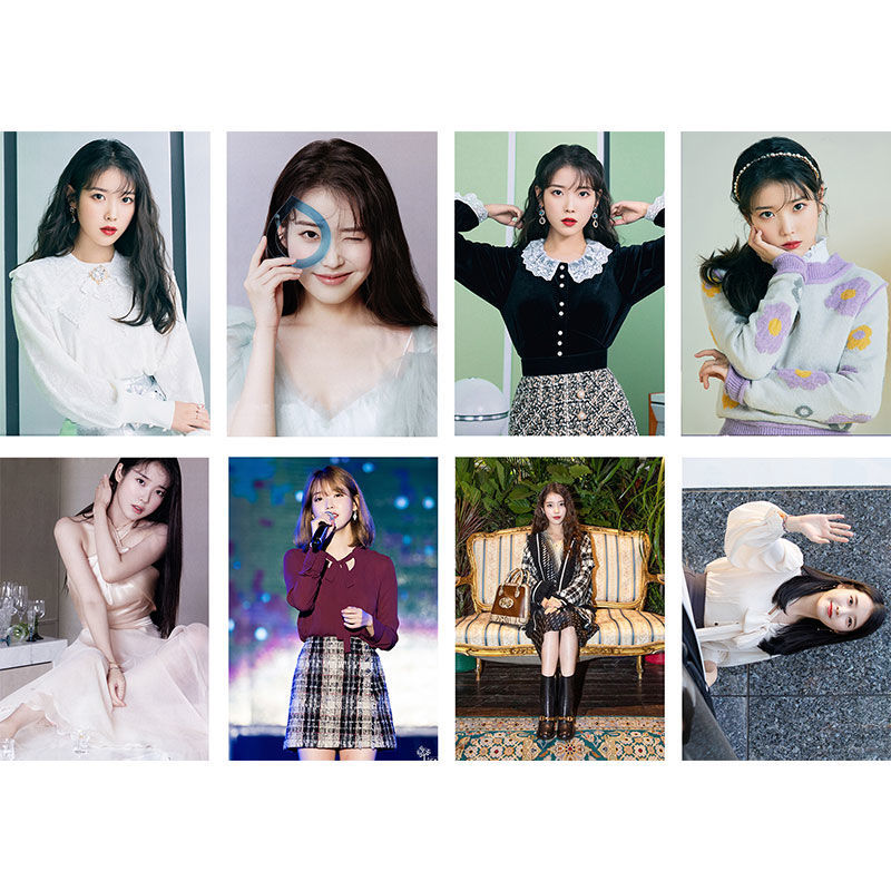 李知恩海报2020新女高清新款签名大高清贴墙卧室周边卡贴 【选sc 】