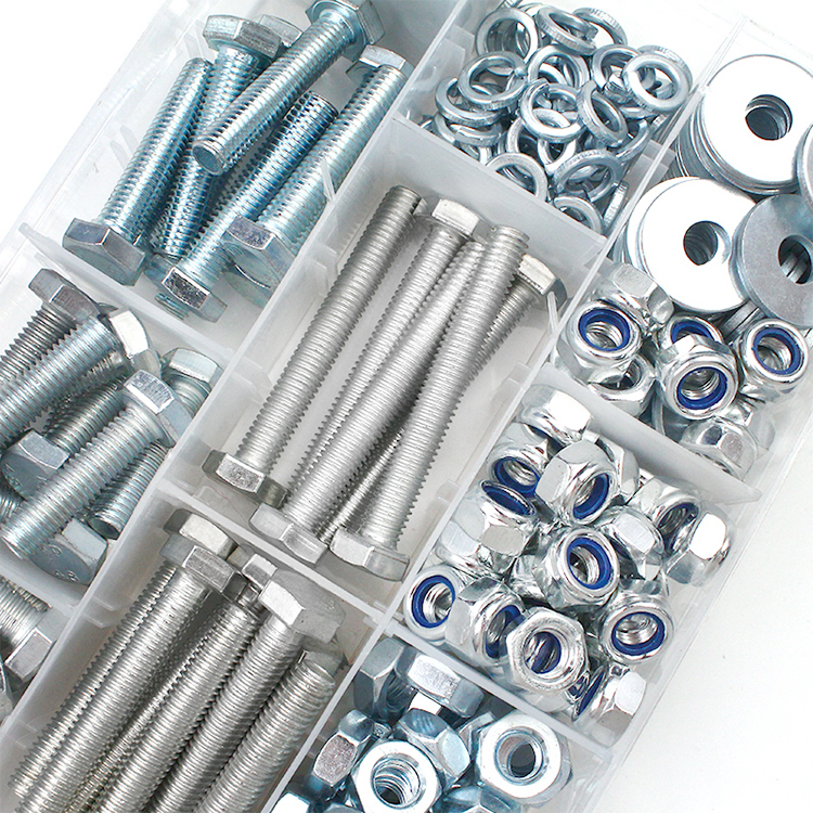镀锌外六角螺栓螺丝 平垫弹垫螺母套装【图片 价格 品牌 报价】-京东