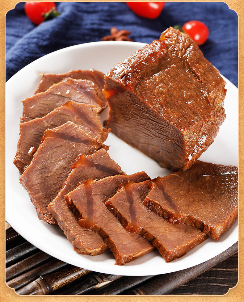 蒋凤记五香牛肉真空熟食酱牛肉卤牛肉开袋即食零食牛肉熟食108g五香酱