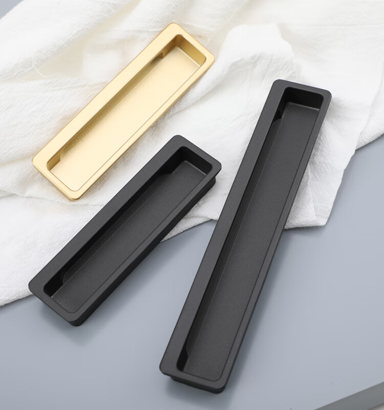 cbub 榻榻米隐形扣手镶嵌内嵌橱柜抽屉拉手柜子移门暗装衣柜嵌入式