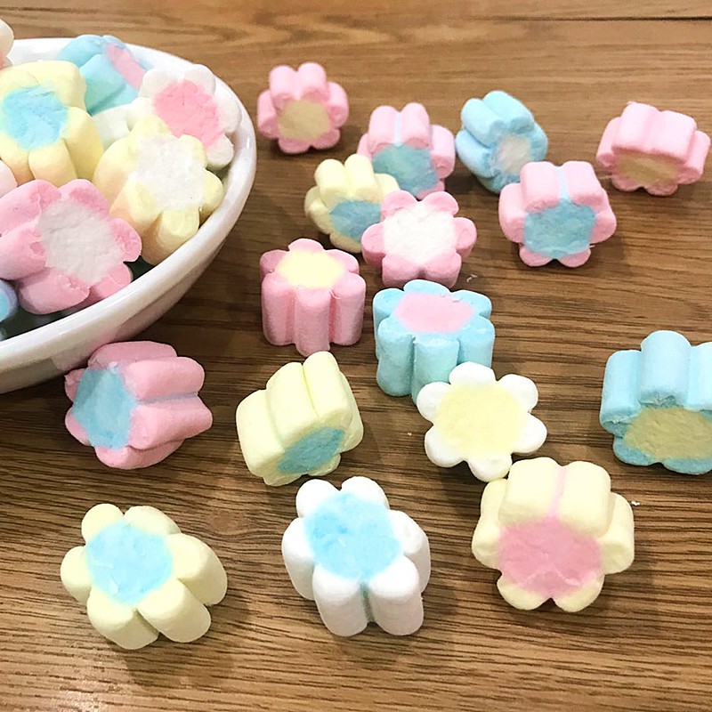 伊卡乐棉花糖/袋结婚喜糖烘培烧烤装饰做牛轧糖零食 点点棉【图片