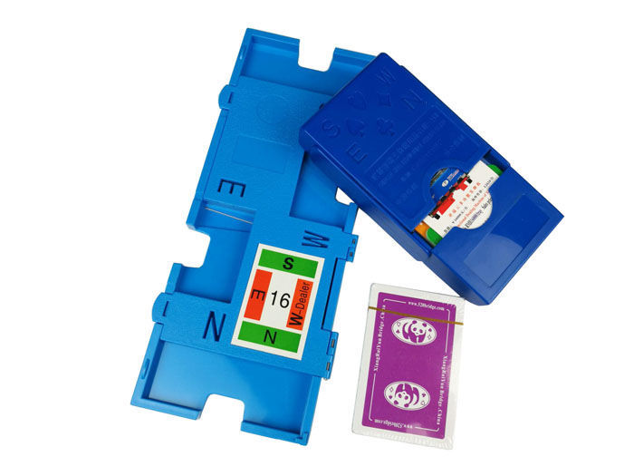 桥牌用具初学三件套学生用桥牌叫牌卡桥牌套扑克各一个pvc塑料叫牌卡