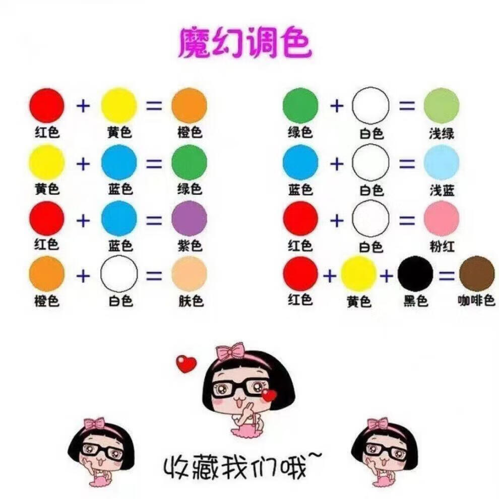 YAMANLIN手工可爱石膏娃娃 10个石膏娃娃(12色颜料+2笔)