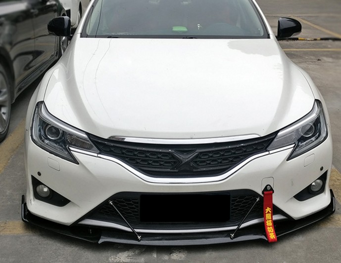 定制适用于丰田0917锐志碳纤头铲前铲前唇新锐志前包围14锐志碳纤头铲