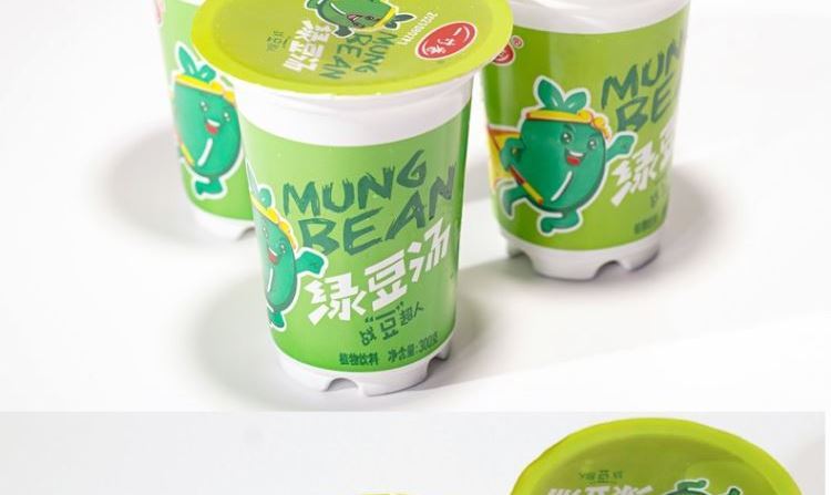 绿豆冰沙常温饮料零食绿豆沙烧仙草原味豆奶12杯装夏季解暑饮品 (组合