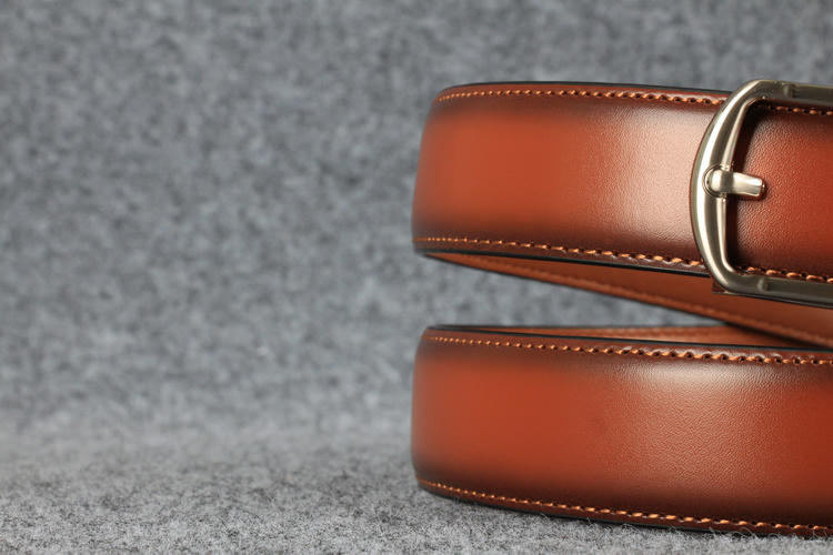 清仓准新日单山本宽斋男款自动扣牛皮皮带kansaiyamamoto简约真皮腰带