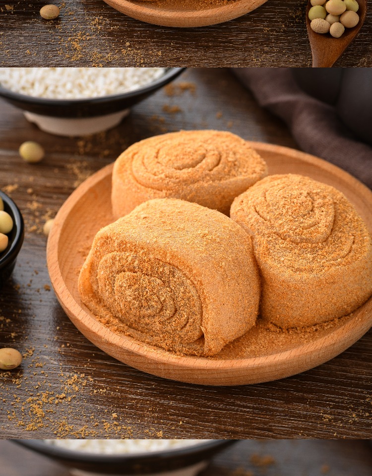 东北驴打滚250克小包装北京特产打糕豆面儿卷豆沙卷芝麻卷250克豆面卷