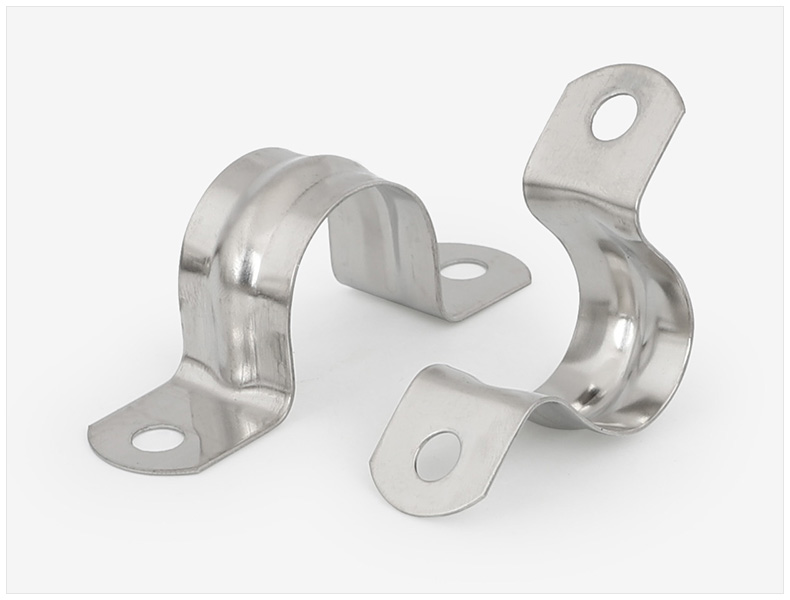 304不锈钢鞍型管卡管箍骑马管卡固定卡夹管扣水管欧姆马鞍型卡箍Φ510