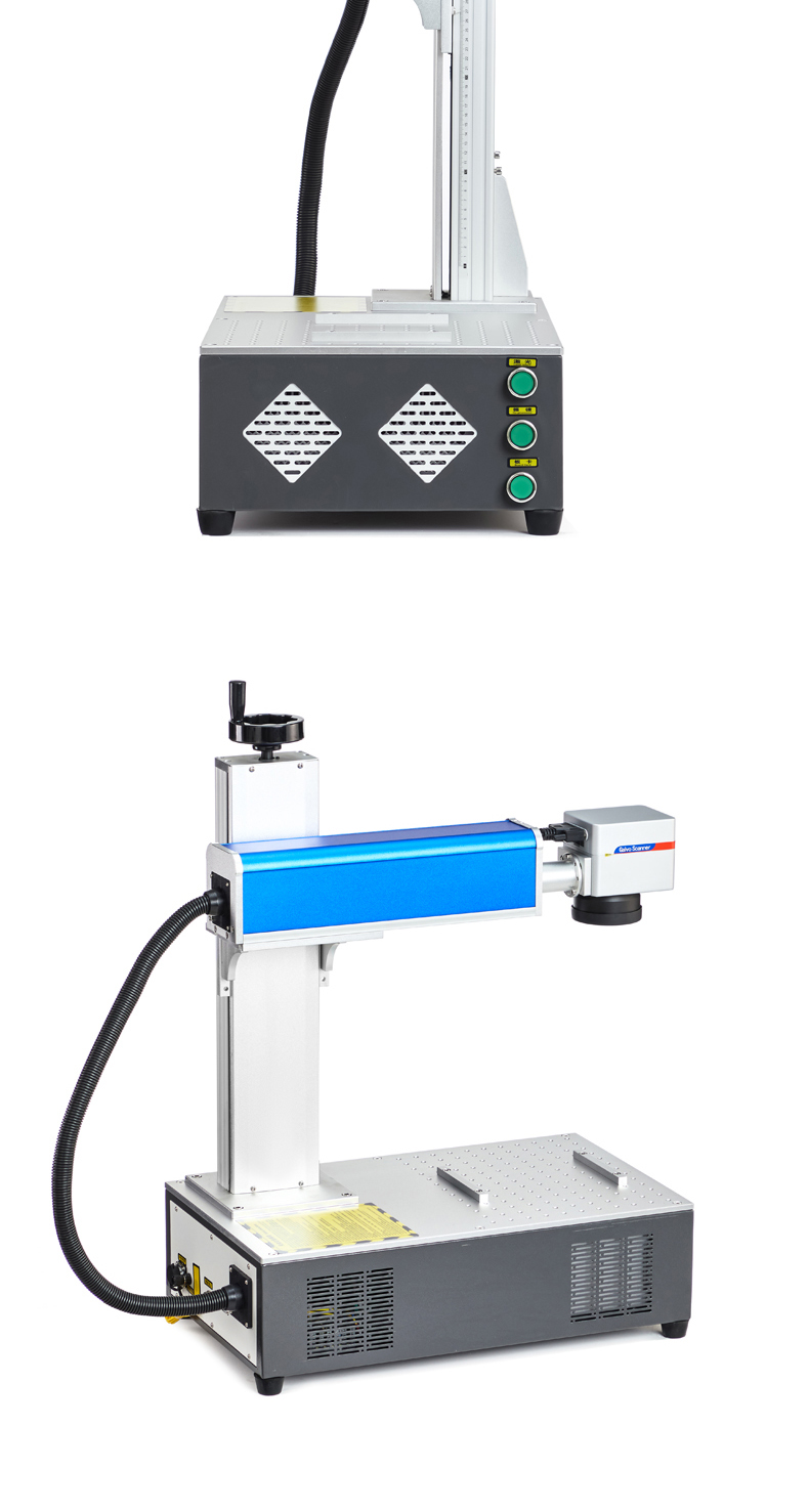 定制激光雕刻机打标机小型全自动玉石头陶瓷金属皮革刻字机打码机