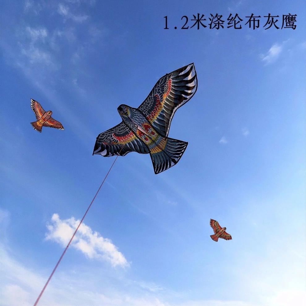 潍坊老鹰风筝儿童易飞凤凰风筝成人大型老鹰驱鸟风筝批发吓鸟神器12米