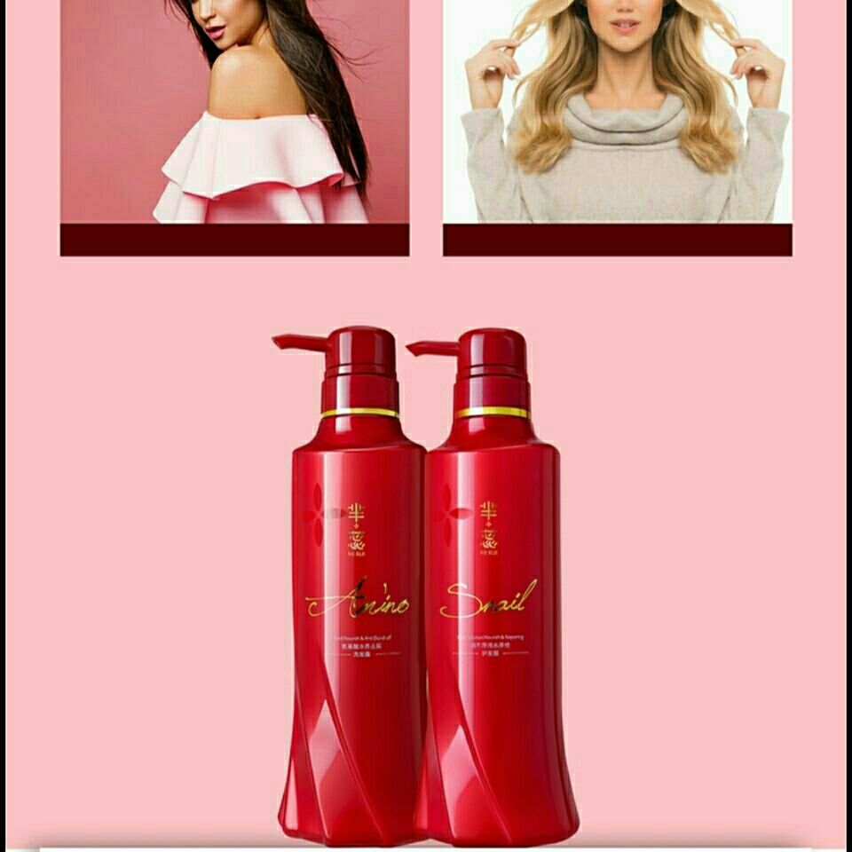 芈蕊mirui芈蕊水养洗护洗发水发膜500ml大容量去屑顺滑 洗发水 护发膜